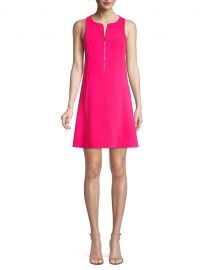 Trina Turk Reef Zip Front Shift Dress on SALE   Saks OFF 5TH at Saks Off 5th